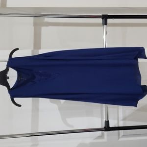 BCBGMAXAZRIA, Sleeveless Blue Dress, Size M